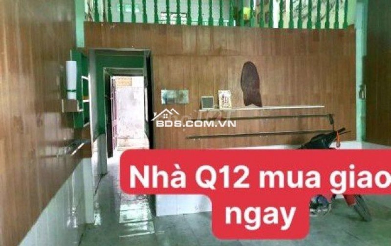 Nhà bán SHR chính chủ hẻm 971/3A An Phú Đông Q12, sát Gò Vấp