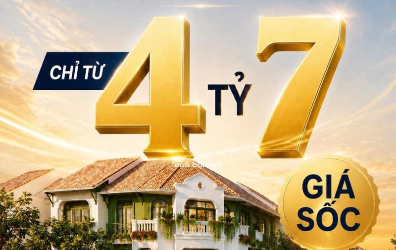 CHỈ 4,7 TỶ SỞ HỮU NGAY BIỆT THỰ LIỀN KỀ Ở SUN URBAN CITY HÀ NAM
