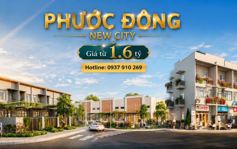 Phước Đông New City – CHỈ 1,6 TỶ CÓ HỢP ĐỒNG THUÊ 12TR/THÁNG: 0941853999