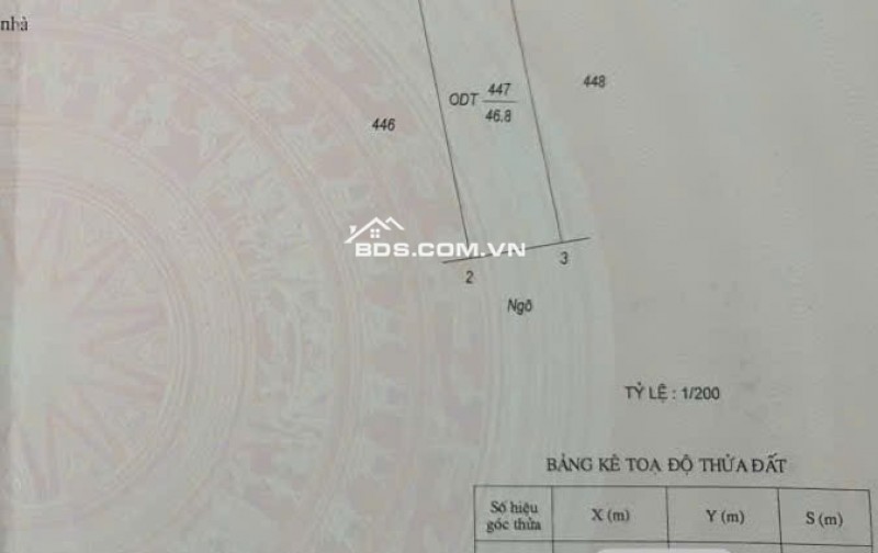 BÁN NHÀ GIÁ RẺ 1.92 TỶ 3 TẦNG 47M2 ( ĐÔNG NAM ) NGÕ TRẦN THÁI TÔNG