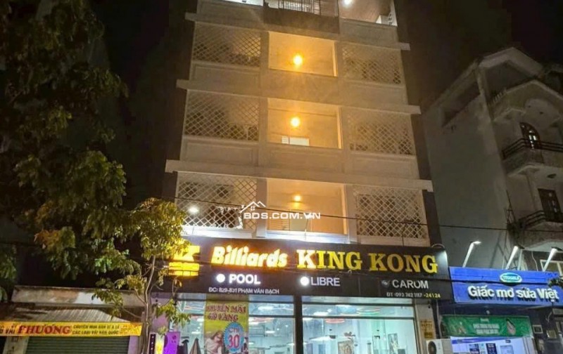 Mặt tiền KD ngay chợ Phạm Văn Bạch 7 tầng ngang 10m 300m2 50PN TN 300tr T.máy chỉ 75 tỷ.