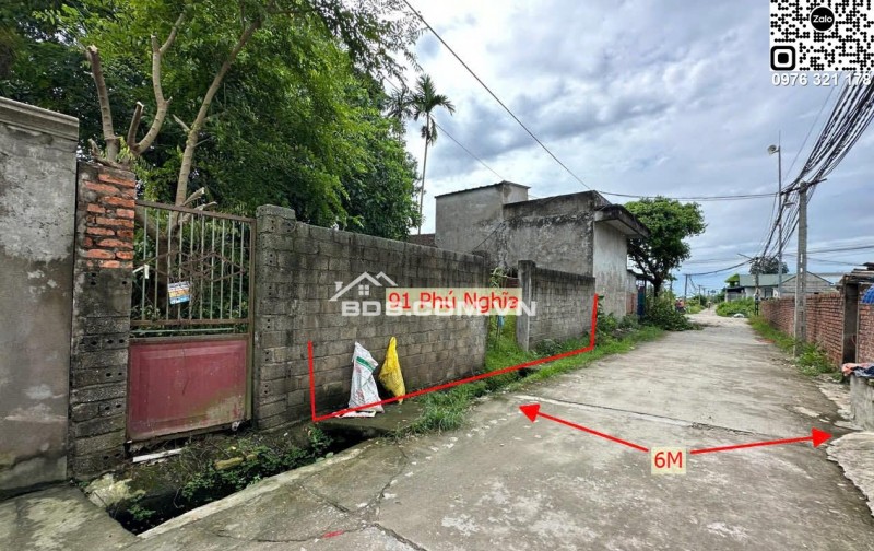 Bán đất KCN Phú Nghĩa Chương Mỹ 91m2 giá nhỉnh 3 tỷ