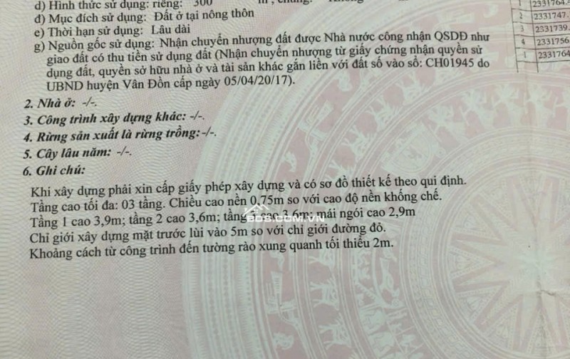 CƠ HỘI VÀNG SỞ HỮU ĐẤT BIỆT THỰ DUY NHẤT TẠI KĐT ĐOÀN KẾT – VÂN ĐỒN, QUẢNG NINH