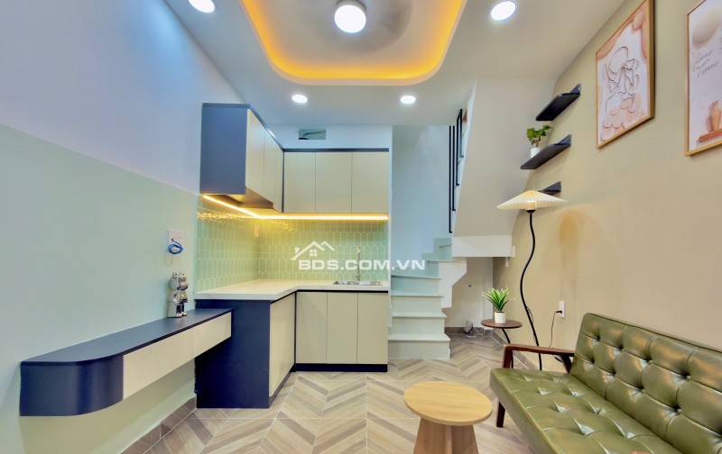 NHÀ 1 LẦU + LỬNG 12m2 HẺM 3m SÁT MẶT TIỀN NGÔ ĐỨC KẾ, GẦN CHỢ BÀ CHIỂU