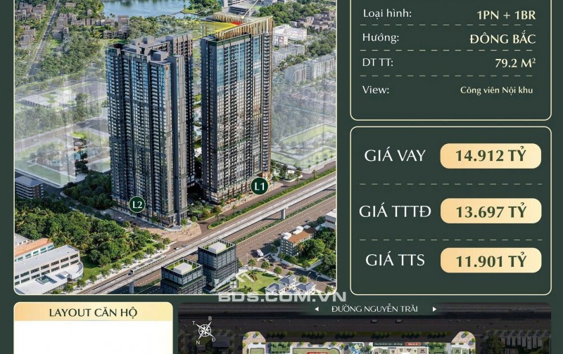  CĂN HỘ CAO CẤP CAO XÀ LÁ NGUYỄN TRÃI – HHA-3X-12A