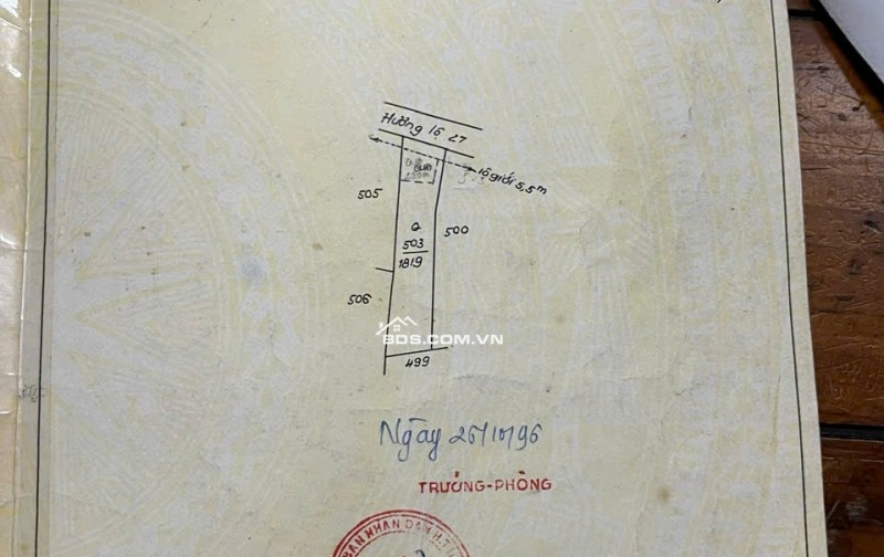 Bán nhà riêng 119 Trần Hưng Đạo, Phường Đông Hòa, Tp. HCM - 64,8 tỷ