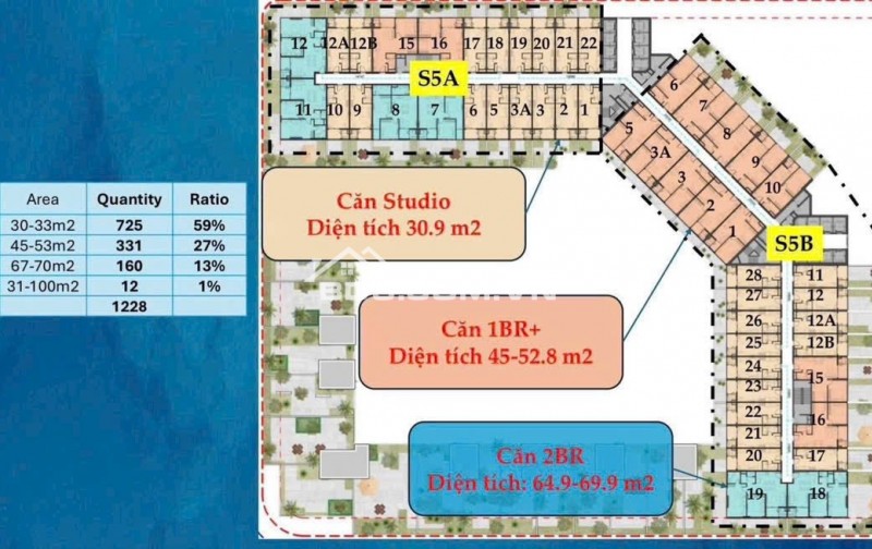 SYMPHONY 5 - Booking chiết khấu ngay 5%, Studio chỉ 2,13 tỷ | Cho thuê 18-20tr/tháng