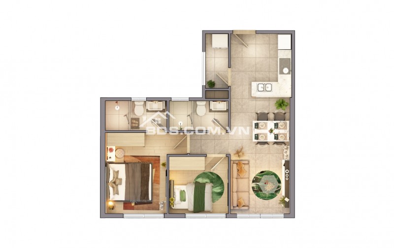 CĂN HỘ 2PN QUẬN 2 CHỈ TỪ 3,1 TỶ – SỐ LƯỢNG CÒN RẤT ÍT, CUỐI NĂM NAY NHẬN NHÀ