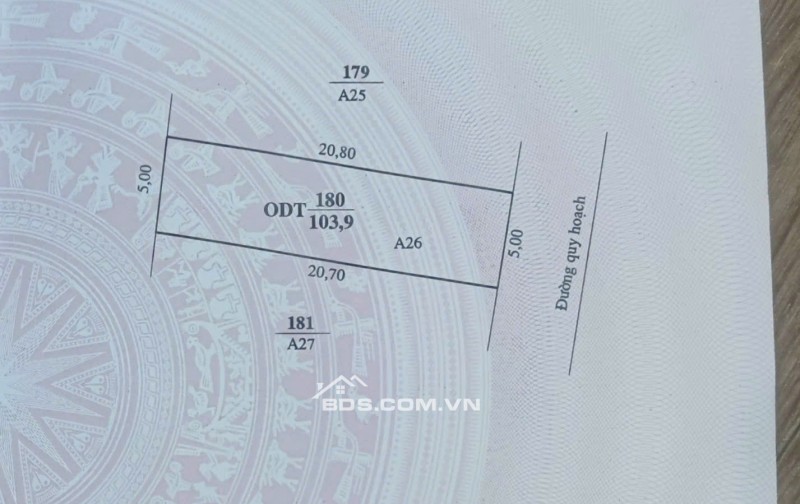 BÁN ĐẤT LÔ 2 ĐƯỜNG NGÔ QUYỀN, PHƯỜNG TRUNG SƠN, SẦM SƠN , THANH HÓA