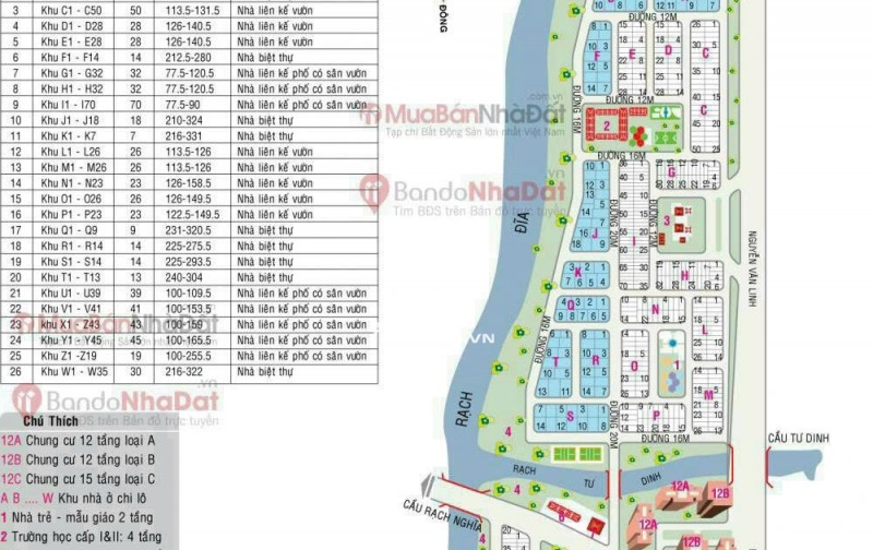 Đất Khu Ven Sông phường Tân Phong Q7. DT 5x18m + 7x18m + 12,5x18m