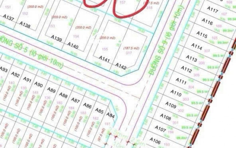 Bán 2 lô đất nền liền kề tại KDC Kim Sơn, Q. 7. DT: 200m2, giá TL