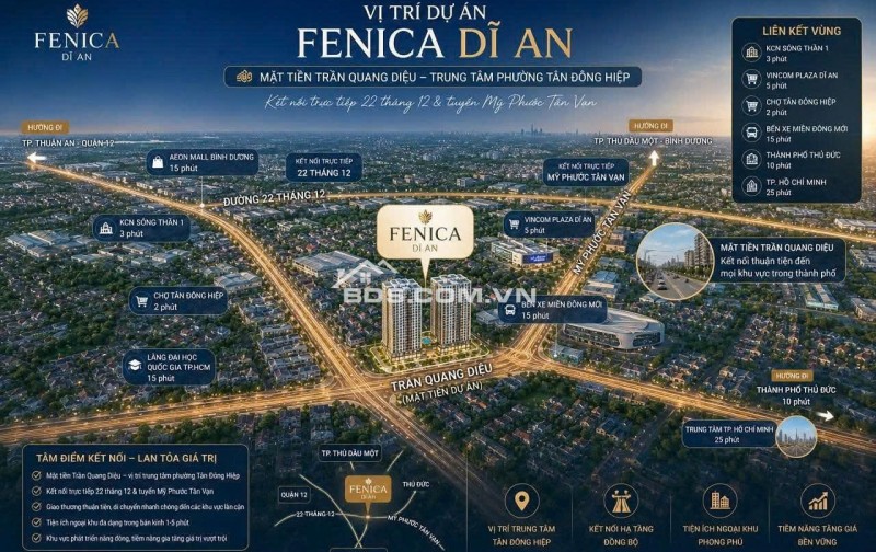 CHỈ TỪ 1,79 TỶ – SỞ HỮU CĂN HỘ CẬN METRO SỐ 1, THANH TOÁN CHỈ TỪ 6 TRIỆU/THÁNG 