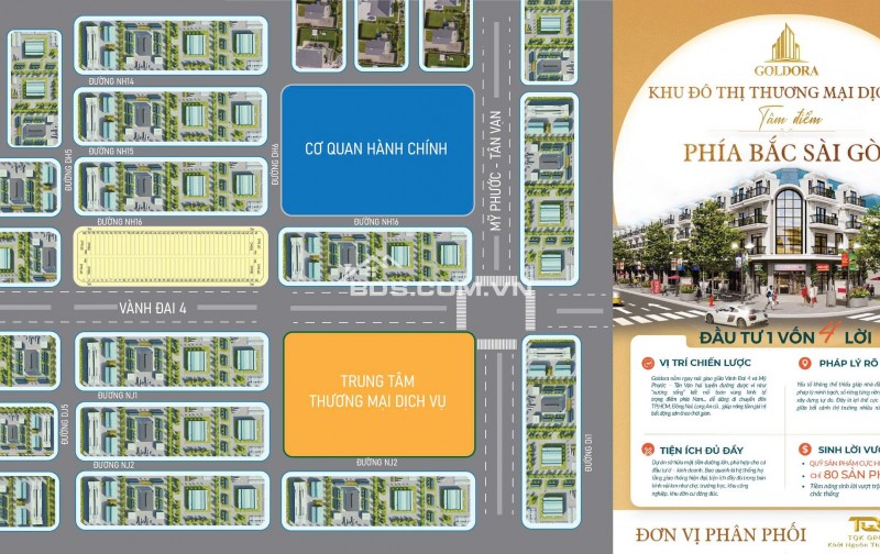 Chỉ với 1 tỷ sở hữu ngay 1 miếng đất mặt tiền đường NE2 ở TX.Bến Cát