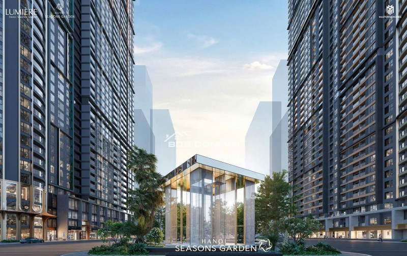  HHA-43-08A | CĂN GÓC 2PN + 1 (GẦN 3PN) ĐẸP NHẤT DỰ ÁN LUMIÈRE HANOI SEASONS GARDEN 