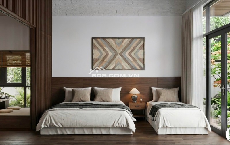 Bán biệt thự nghỉ dưỡng 3,71 tỷ full nội thất, nhà mới 100%, ở được ngay hoặc khai thác cho thuê. Nội thất như hình. 0358087934
