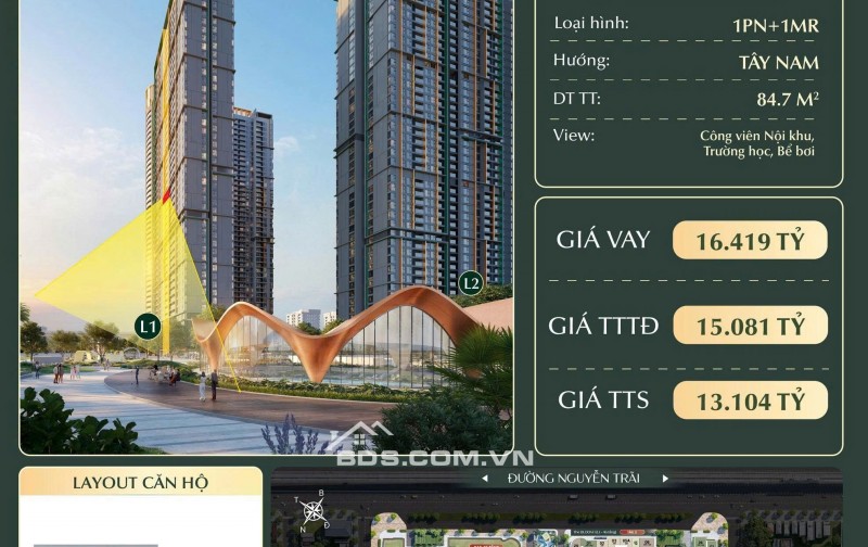  CAO XÀ LÁ NGUYỄN TRÃI – QUỸ CĂN ĐỘC QUYỀN GIÁ TỐT NHẤT