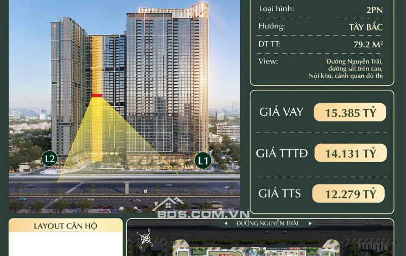  CAO XÀ LÁ NGUYỄN TRÃI – QUỸ CĂN ĐỘC QUYỀN GIÁ TỐT NHẤT