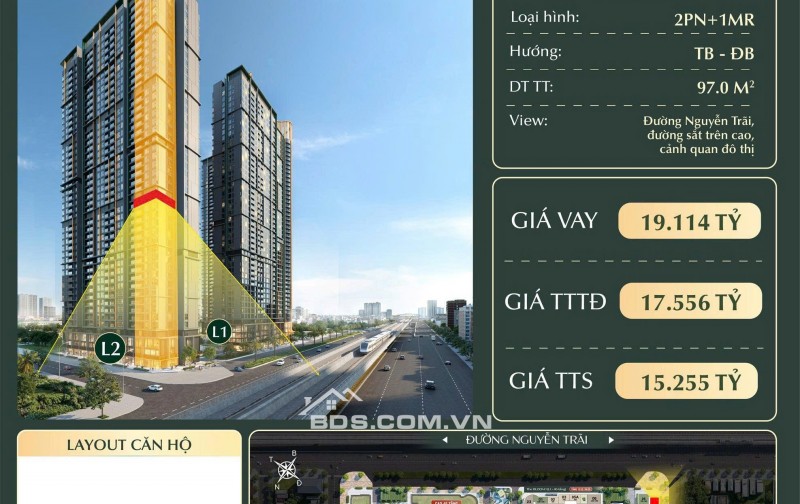  CAO XÀ LÁ NGUYỄN TRÃI – QUỸ CĂN ĐỘC QUYỀN GIÁ TỐT NHẤT