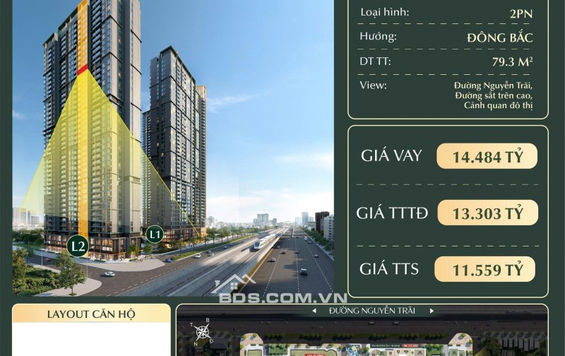  CAO XÀ LÁ NGUYỄN TRÃI – QUỸ CĂN ĐỘC QUYỀN GIÁ TỐT NHẤT