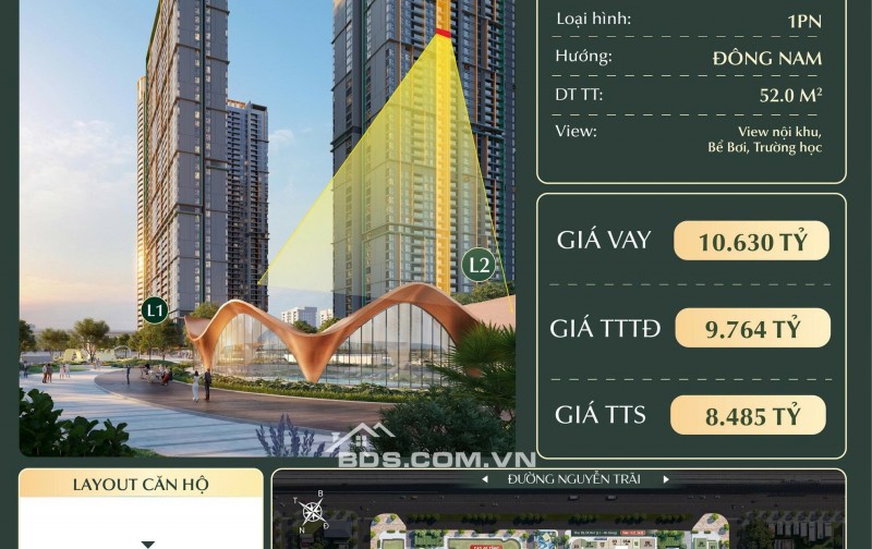  CAO XÀ LÁ NGUYỄN TRÃI – QUỸ CĂN ĐỘC QUYỀN GIÁ TỐT NHẤT