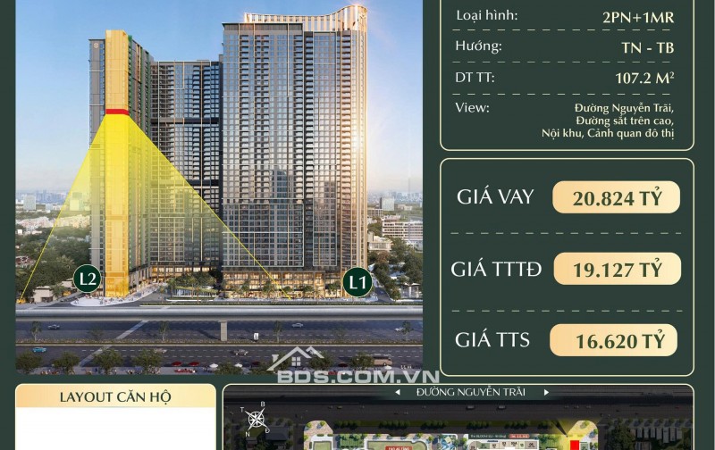  CAO XÀ LÁ NGUYỄN TRÃI – QUỸ CĂN ĐỘC QUYỀN GIÁ TỐT NHẤT