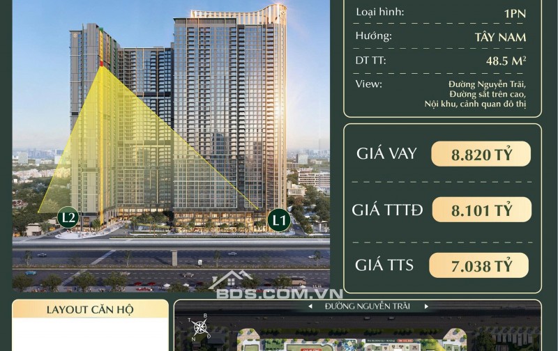  CAO XÀ LÁ NGUYỄN TRÃI – QUỸ CĂN ĐỘC QUYỀN GIÁ TỐT NHẤT
