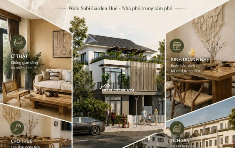 Nhà phố Huế 3 tầng Ecogarden Huế ngay mặt tiền 100m Võ Nguyên Giáp