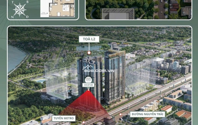  CĂN 2PN HƯỚNG ĐÔNG BẮC VIEW NGUYỄN TRÃI – LỰA CHỌN PHÙ HỢP CHO KHÁCH HÀNG ƯA CHUỘNG VỊ TRÍ TRUNG TÂM