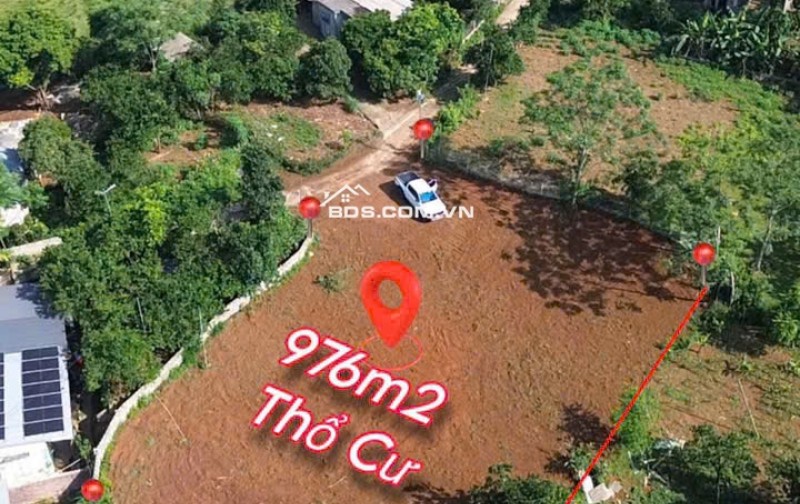Bán đất Cao Phong, Hòa Bình 976m2 full thổ cư, view đẹp giá siêu rẻ chỉ 950tr
