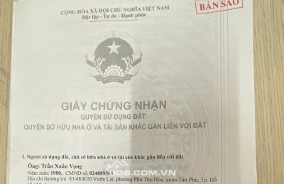 Bán đất 134m2 ( 50m2 là thổ cư )  tặng nhà cấp 4 ngay HTP Nhà Bè