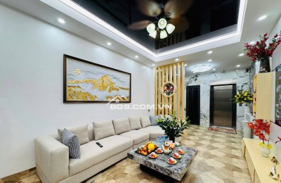 Bán Nhà Thang Máy, Gần Phố, Tân Mai, Hoàng Mai 40m, 5 tầng, mt 3.8m, giá 14.6 tỷ.