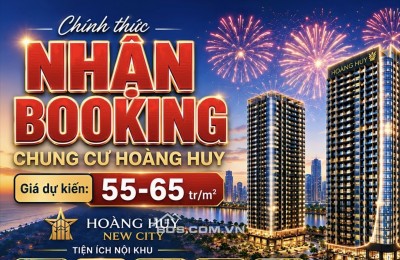 Chung Cư Hoàng Huy New City Hải Phòng Chỉ Từ  55triệu/1m2