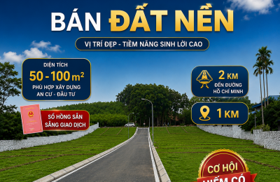 Chỉ hơn 400 triệu sở hữu ngay 1 lô đất full thổ cư gần khu công nghiệp Thanh Hà