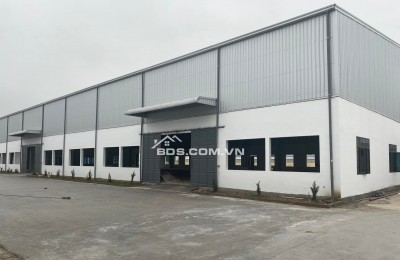 Kho xưởng gần KCN Tràng Duệ mới dựng DT 3500m2, PCCC tự động, khách vào được luôn