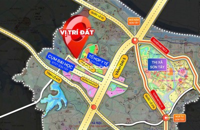 Bán đất phía Tây thành phố Hà Nội giá 1 tỷ 4 sát đường vành đai