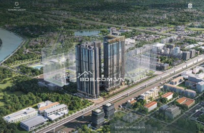  HHA-43-08A | CĂN GÓC 2PN + 1 (GẦN 3PN) ĐẸP NHẤT DỰ ÁN LUMIÈRE HANOI SEASONS GARDEN 