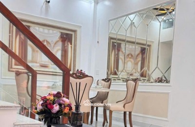 SIÊU PHẨM NHÀ ĐỘC LẬP 4 TẦNG , NỘI THẤT CAO CẤP HÀNG KÊNH