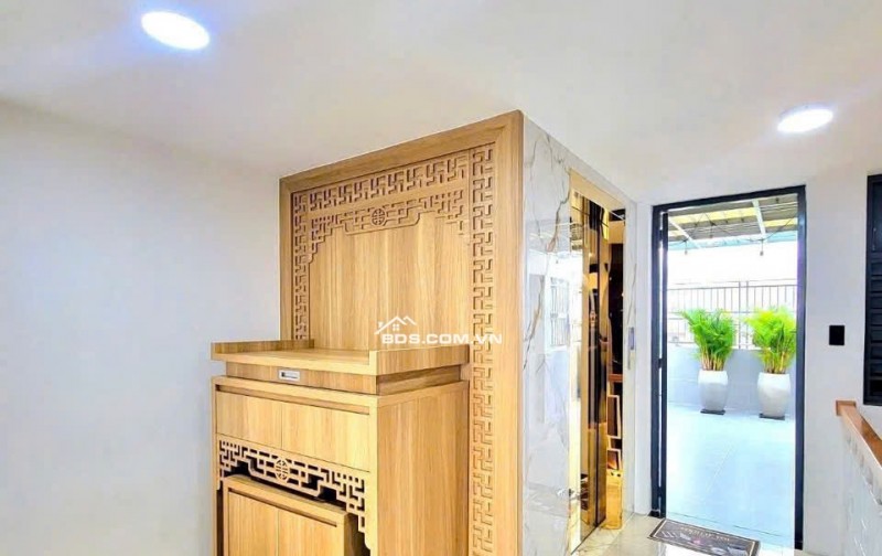 Bán nhà đẹp 6 lầu hẻm 535 Thống Nhất 100m2 có T.máy gần trường Phan Tây Hồ tặng NT 12.8 tỷ