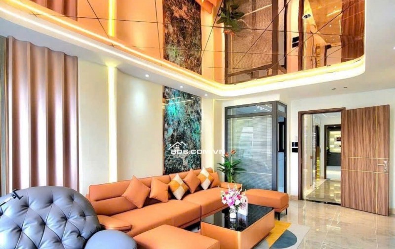 Bán nhà đẹp 6 lầu hẻm 535 Thống Nhất 100m2 có T.máy gần trường Phan Tây Hồ tặng NT 12.8 tỷ