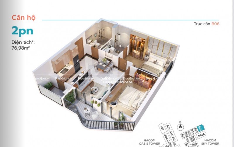 HACOM TOWER CĂN HỘ CAO CẤP TẠI NAM KHÁNH HÒA THANH TOÁN 1%/1 THÁNG (15TR) ĐẦU TIÊN XUẤT HIỆN