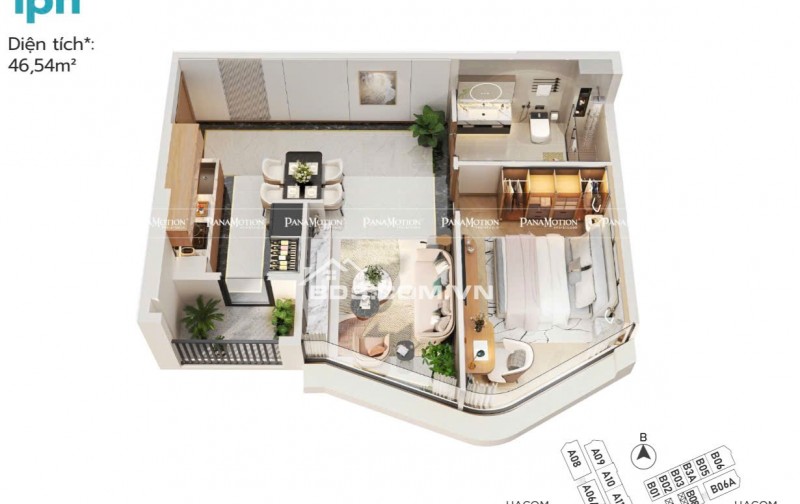 HACOM TOWER CĂN HỘ CAO CẤP TẠI NAM KHÁNH HÒA THANH TOÁN 1%/1 THÁNG (15TR) ĐẦU TIÊN XUẤT HIỆN