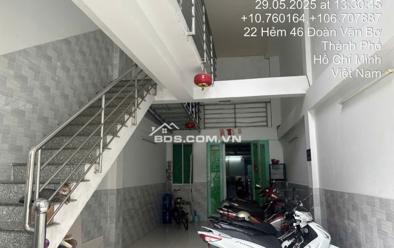 Bán nhà 414/28/9 Đoàn Văn Bơ, P.Khánh Hội, TPHCM. 99m2 SHR chỉ 9.8 tỷ. Lh: 0917873287