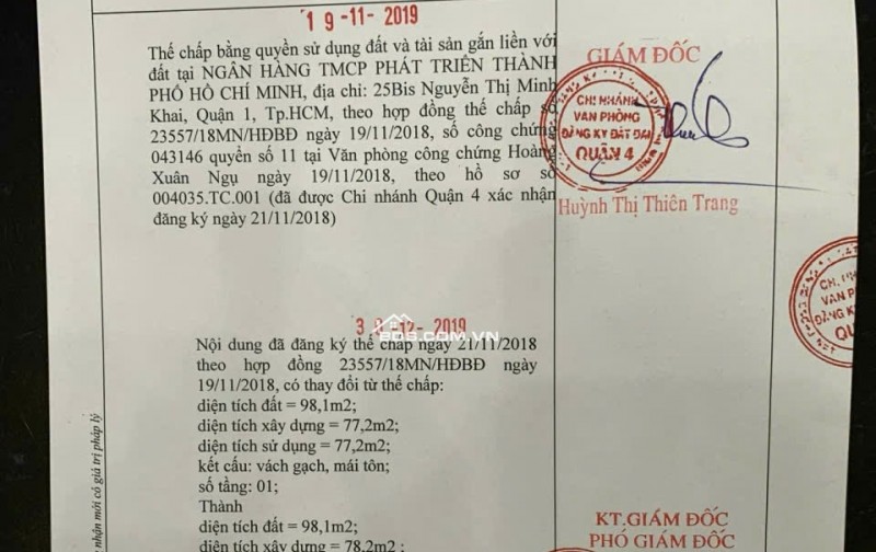 Bán nhà 414/28/9 Đoàn Văn Bơ, P.Khánh Hội, TPHCM. 99m2 SHR chỉ 9.8 tỷ. Lh: 0917873287