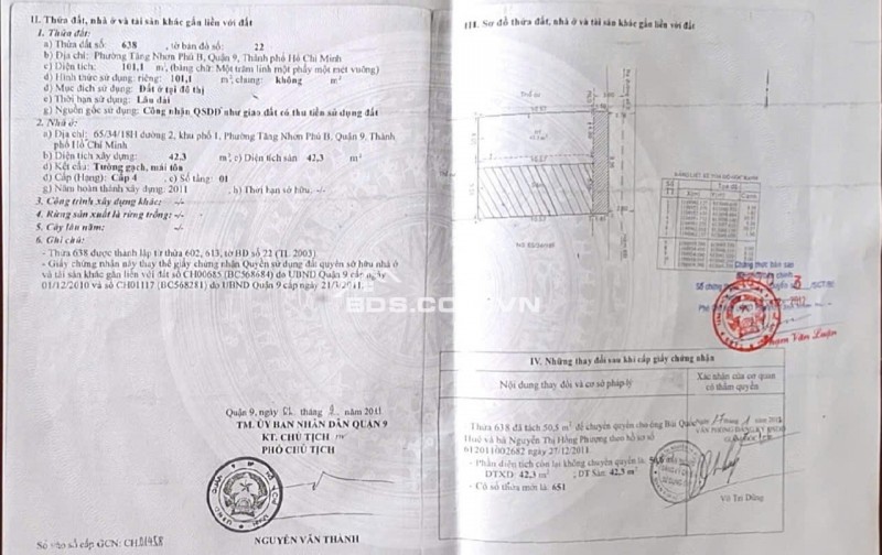 TĂNG NHƠN PHÚ B, ĐƯỜNG 2 – NHÀ 2 TẦNG 4.9 TỶ - NGANG 5.56M CỰC HIẾM – Ô TÔ ĐỖ CỬA 