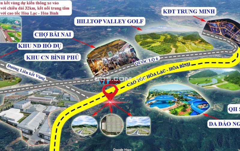  BÁN ĐẤT FULL THỔ CƯ CẬN KỀ CAO TỐC HÒA LẠC - HÒA BÌNH-CHỈ HƠN 900TR 