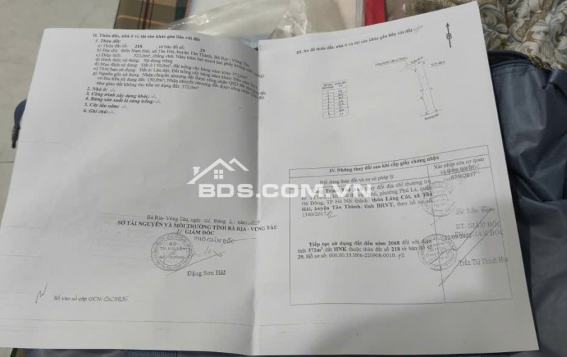BÁN GẤP Biệt Thự Nhà Vườn 5 Tầng 522m² Thôn Nam Hải, Tân Hải, TX. Phú Mỹ – Sổ Hồng Riêng, Giá Đầu Tư