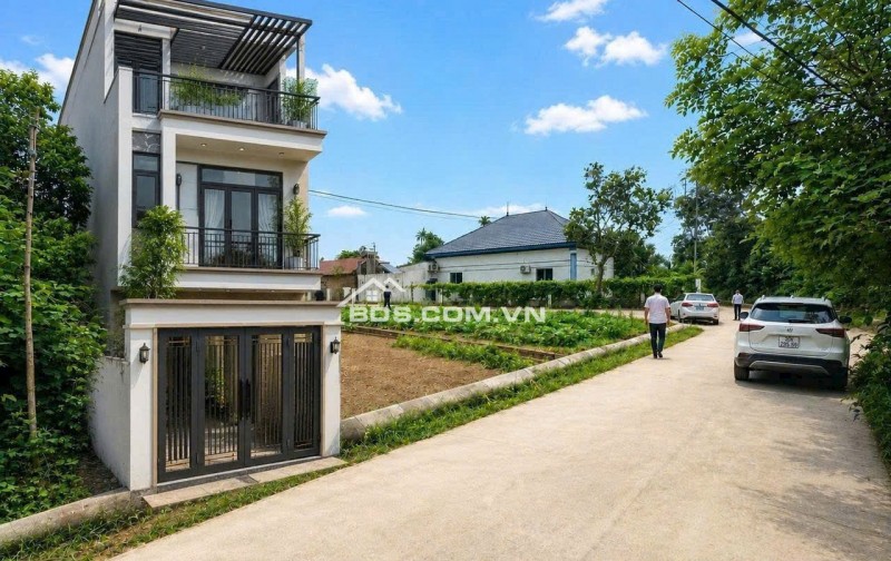 Chỉ 800 triệu sở hữu 100m2 đất Sóc Sơn full thổ gần khu nghỉ dưỡng Villa Resort