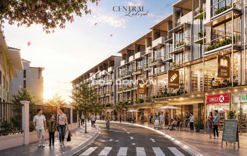 Liền kề mặt đường Trung Văn xây dựng 6 tầng vô cùng đẳng cấp tại dự án Central Lakeside