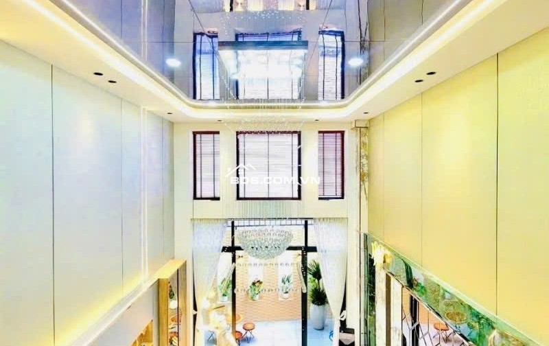 Bán nhà đẹp 6 lầu hẻm 535 Thống Nhất 100m2 có T.máy gần trường Phan Tây Hồ tặng NT 12.8 tỷ