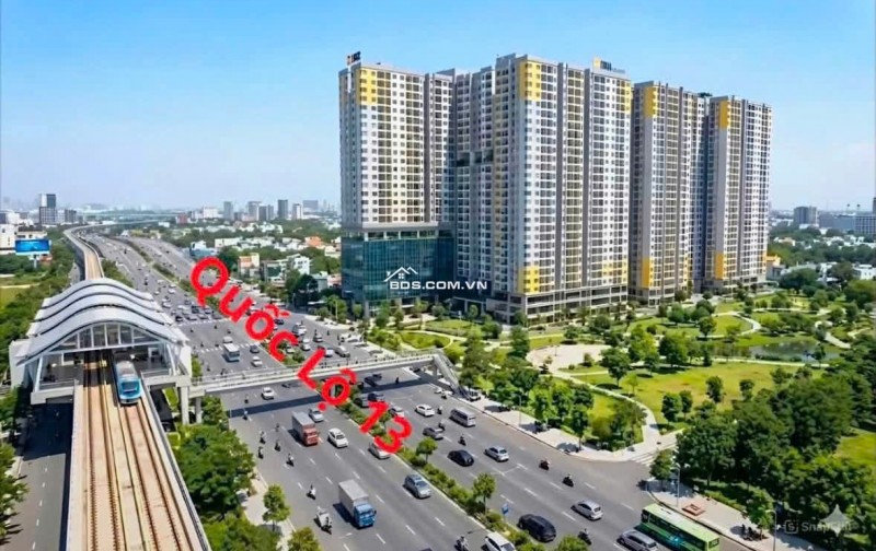 Đất VÀNG ngang 12m 960m2 mặt tiền Quốc lộ 13 tiện xây tòa nhà ngay Vạn Phúc chỉ 135 tỷ.